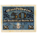 Geldschein, Deutschland, Kahla, 50 Pfennig, rempart, 1920, VZ+, Mehl:K1.8