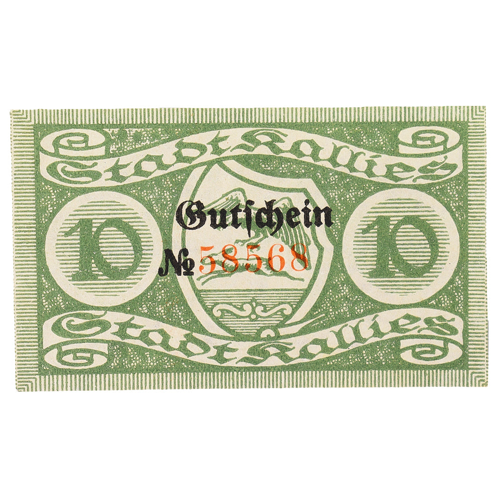 Billet, Allemagne, Kallies, 10 Pfennig, valeur faciale, 1923, 1923-07-01, SUP+