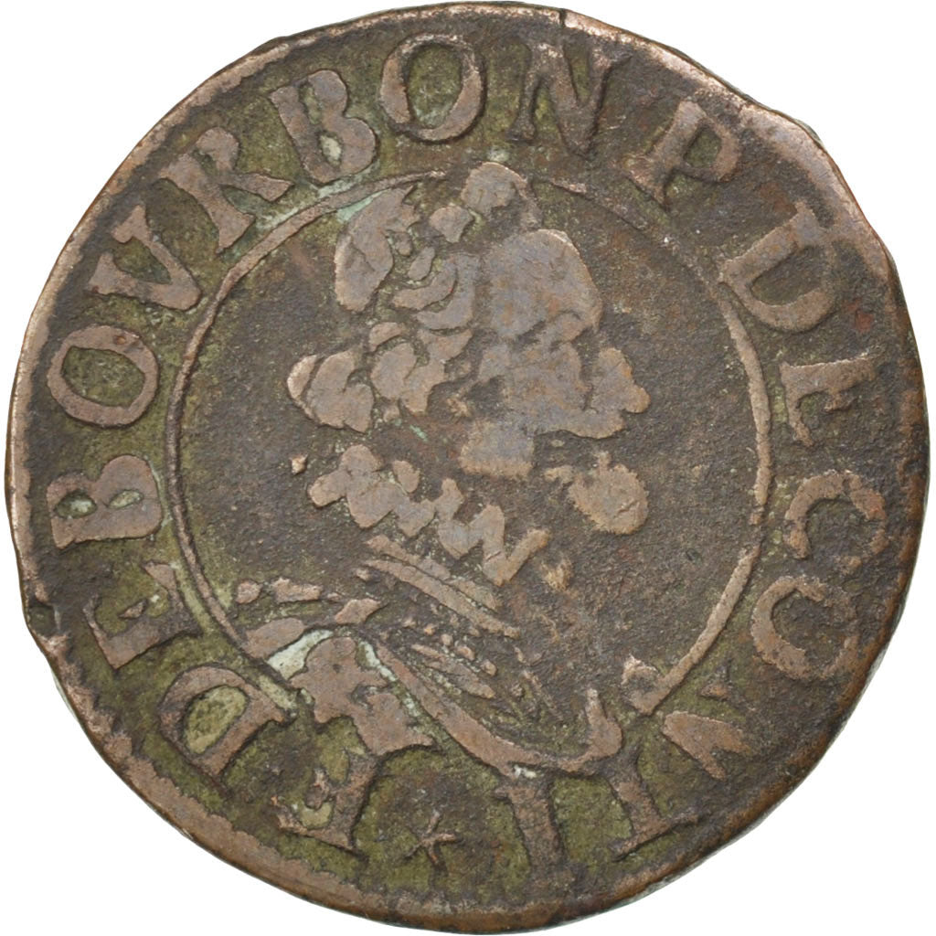 FRANSE STATEN, CHÂTEAU-REGNAULT, 2 Deniers, Tournois, Koper, FR+, CGKL:666