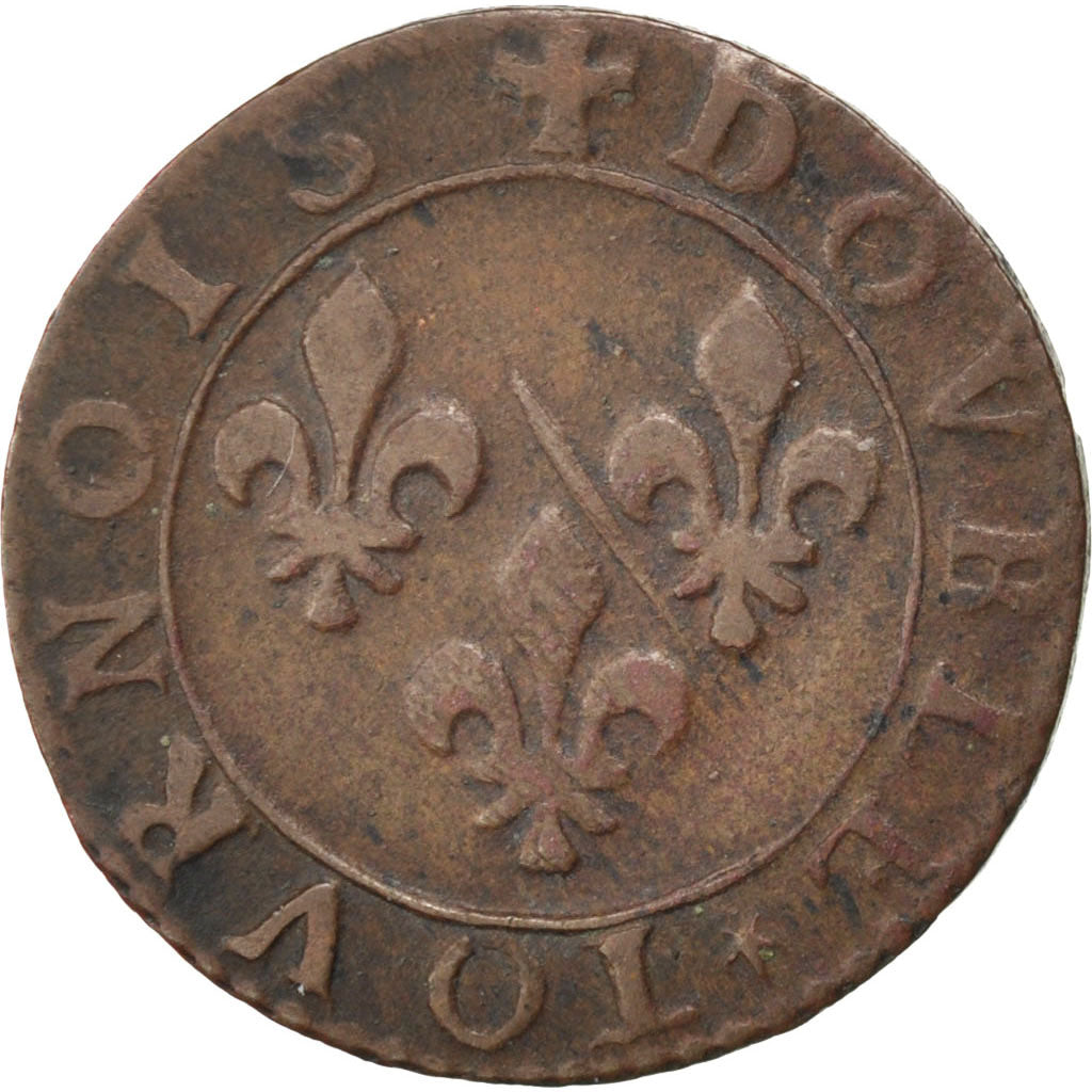 FRANSE STATEN, CHÂTEAU-REGNAULT, 2 Deniers, Tournois, Koper, ZF, CGKL:664