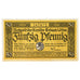 Banconote, Germania, Erbach im Odenwald Kreis, 50 Pfennig, personnage, 1919