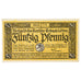 Banconote, Germania, Erbach im Odenwald Kreis, 50 Pfennig, personnage 6, 1919