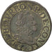 FRENCH STATES, CHÂTEAU-REGNAULT, 2 Deniers, Tournois, Kupfer, SS, CGKL:666