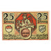 Geldschein, Deutschland, Kitzingen Stadt, 25 Pfennig, personnage, 1921