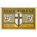 Banknot, Niemcy, Coblenz Stadt, 25 Pfennig, pont, 1921, 1921-05-01, UNC(60-62)