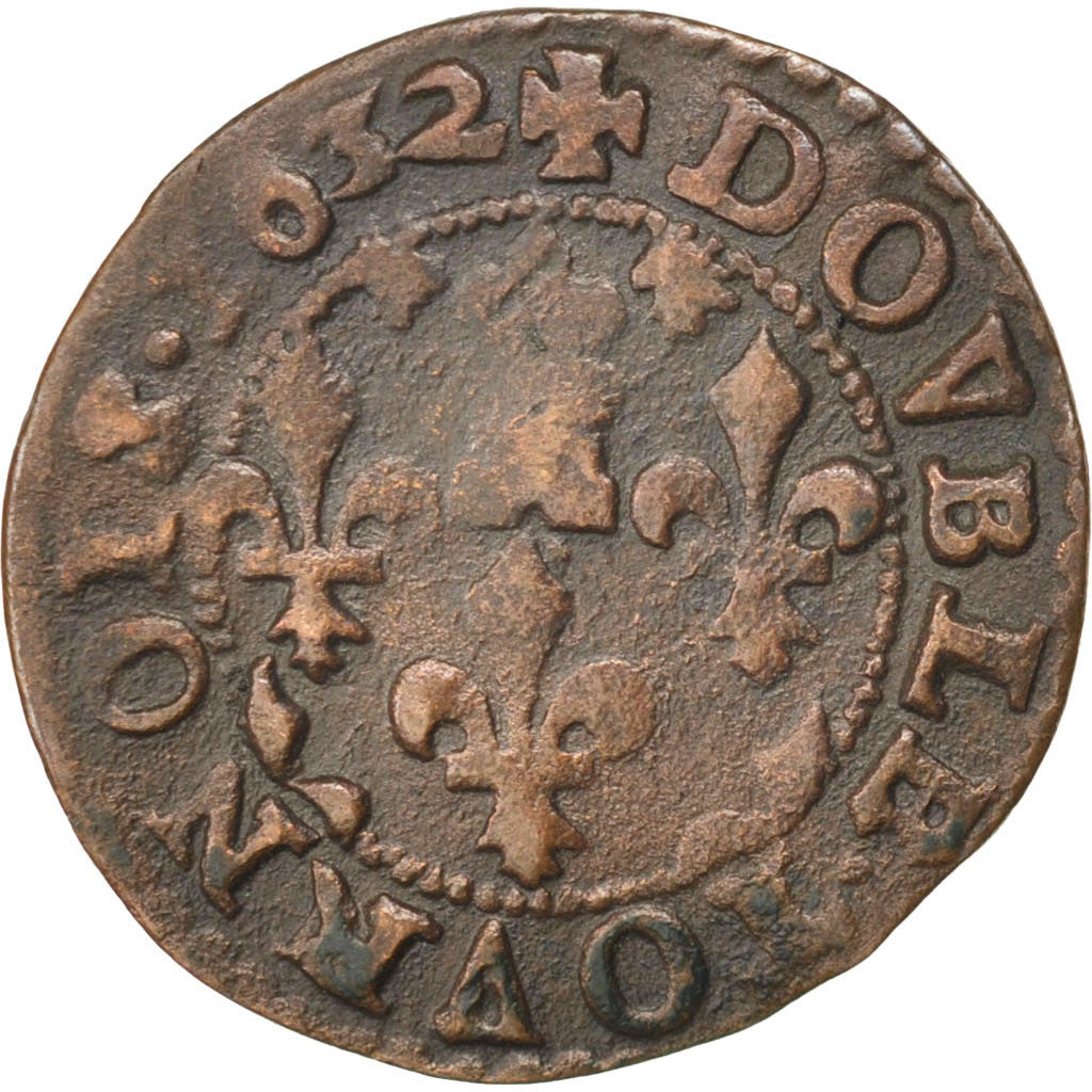 ESTADOS FRANCESES, BOUILLON & SEDAN, 2 Tournois, 1632, Cobre, MBC, CGKL:574