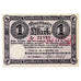 Banconote, Germania, Cochem Landkreis, 1 Mark, paysage 7, 1918, SPL, Mehl:083.01