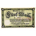 Geldschein, Deutschland, Cochem Landkreis, 5 Mark, paysage 15, 1918, 1918-11-19