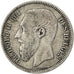 Belgien, Leopold II, 2 Francs, 2 Frank, 1867, Silber, S+, KM:30.1