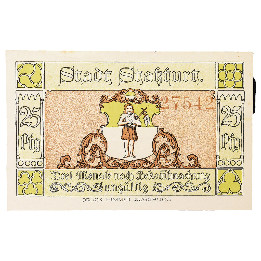 Banconote, Germania, Stassfurt, 25 Pfennig, village 2, 1921, 1921-09-01, SPL