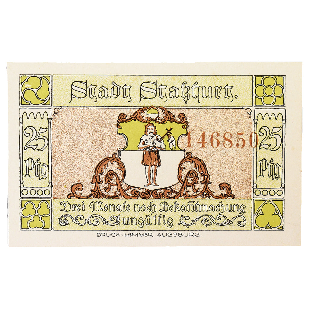 Banconote, Germania, Stassfurt, 25 Pfennig, Mine, 1921, 1921-09-01, SPL