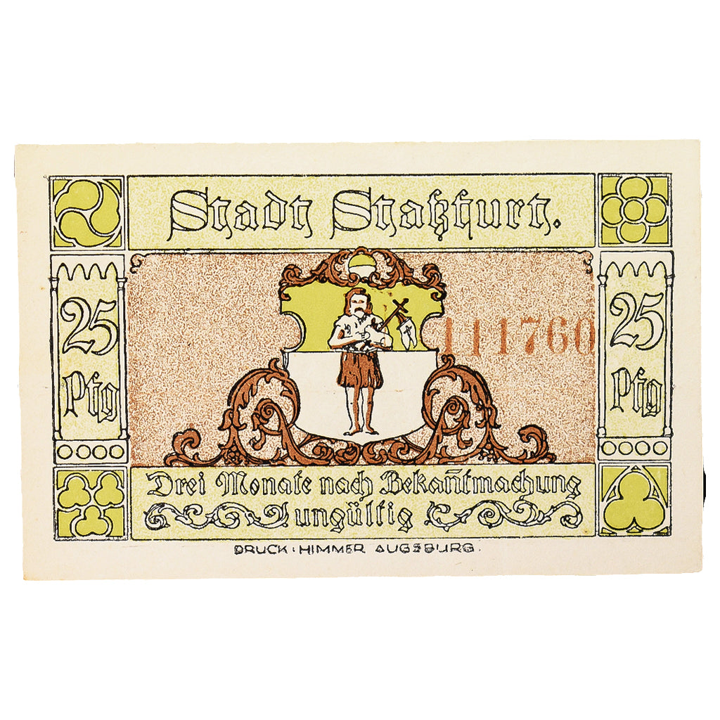 Banconote, Germania, Stassfurt, 25 Pfennig, Mine 2, 1921, 1921-09-01, SPL