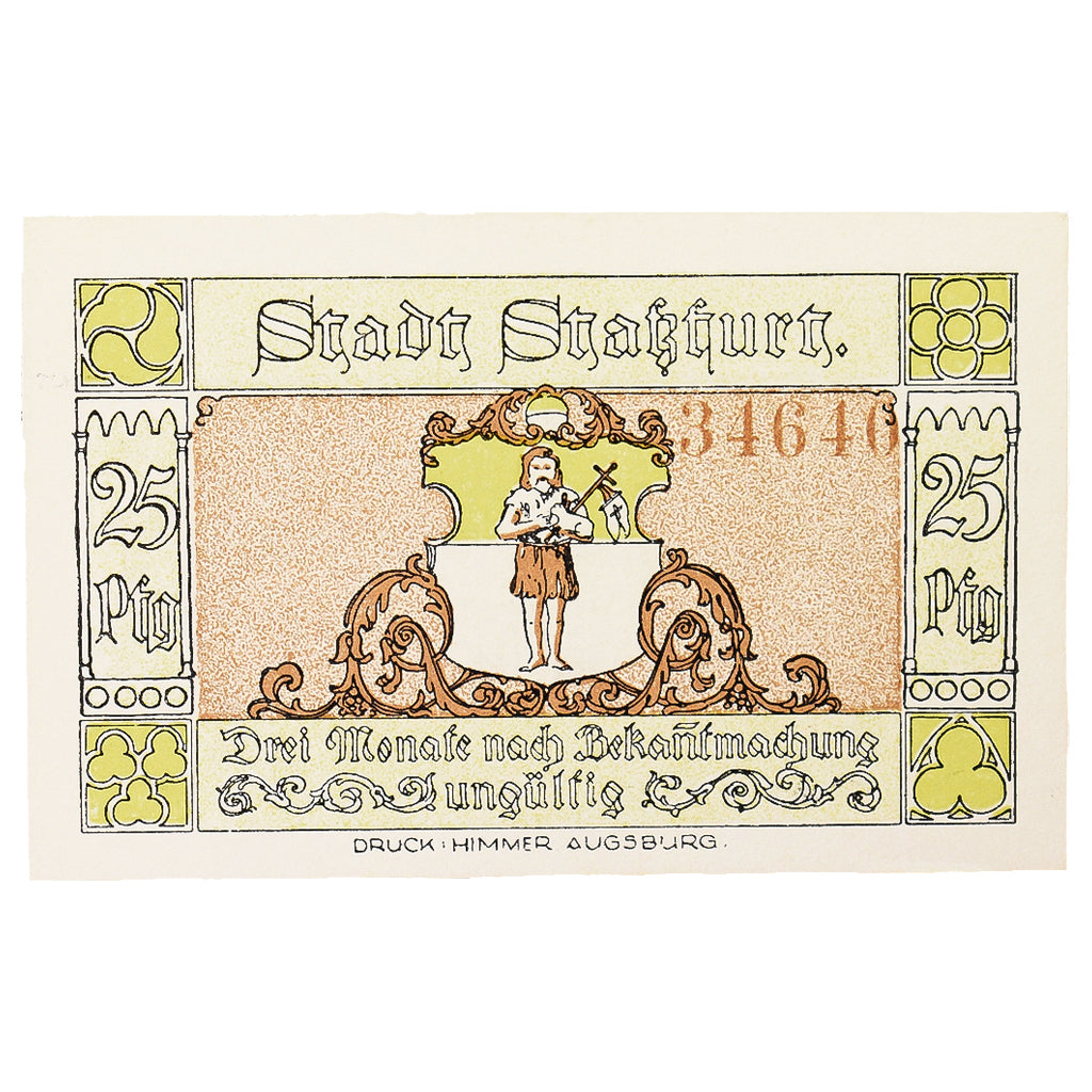 Geldschein, Deutschland, Stassfurt, 25 Pfennig, table 3, 1921, 1921-09-01, VZ+