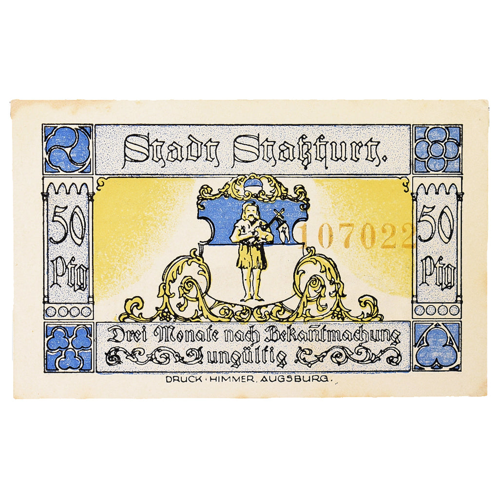 Banconote, Germania, Stassfurt, 50 Pfennig, soldat, 1921, 1921-09-01, SPL