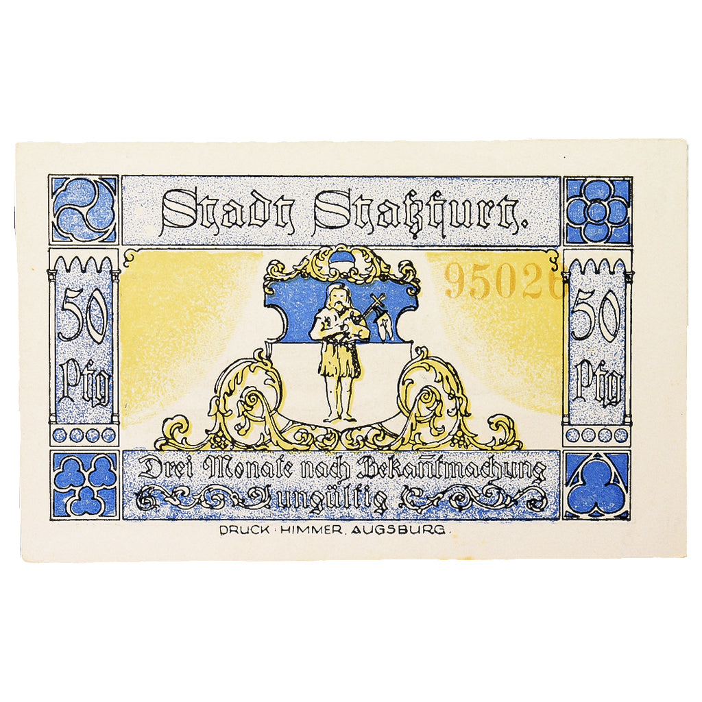 Banconote, Germania, Stassfurt, 50 Pfennig, village, 1921, 1921-09-01, SPL