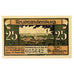 Geldschein, Deutschland, Neubrandenburg Stadt, 25 Pfennig, paysage 1, 1921