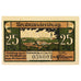 Geldschein, Deutschland, Neubrandenburg Stadt, 25 Pfennig, paysage 6, 1921