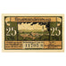 Banconote, Germania, Neubrandenburg Stadt, 25 Pfennig, paysage 8, 1921