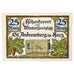 Geldschein, Deutschland, Saint Andreasberg, 25 Pfennig, oiseaux 2, 1921
