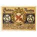 Geldschein, Deutschland, Naumburg a.S. Stadt, 25 Pfennig, Eglise 1, 1920, UNZ-