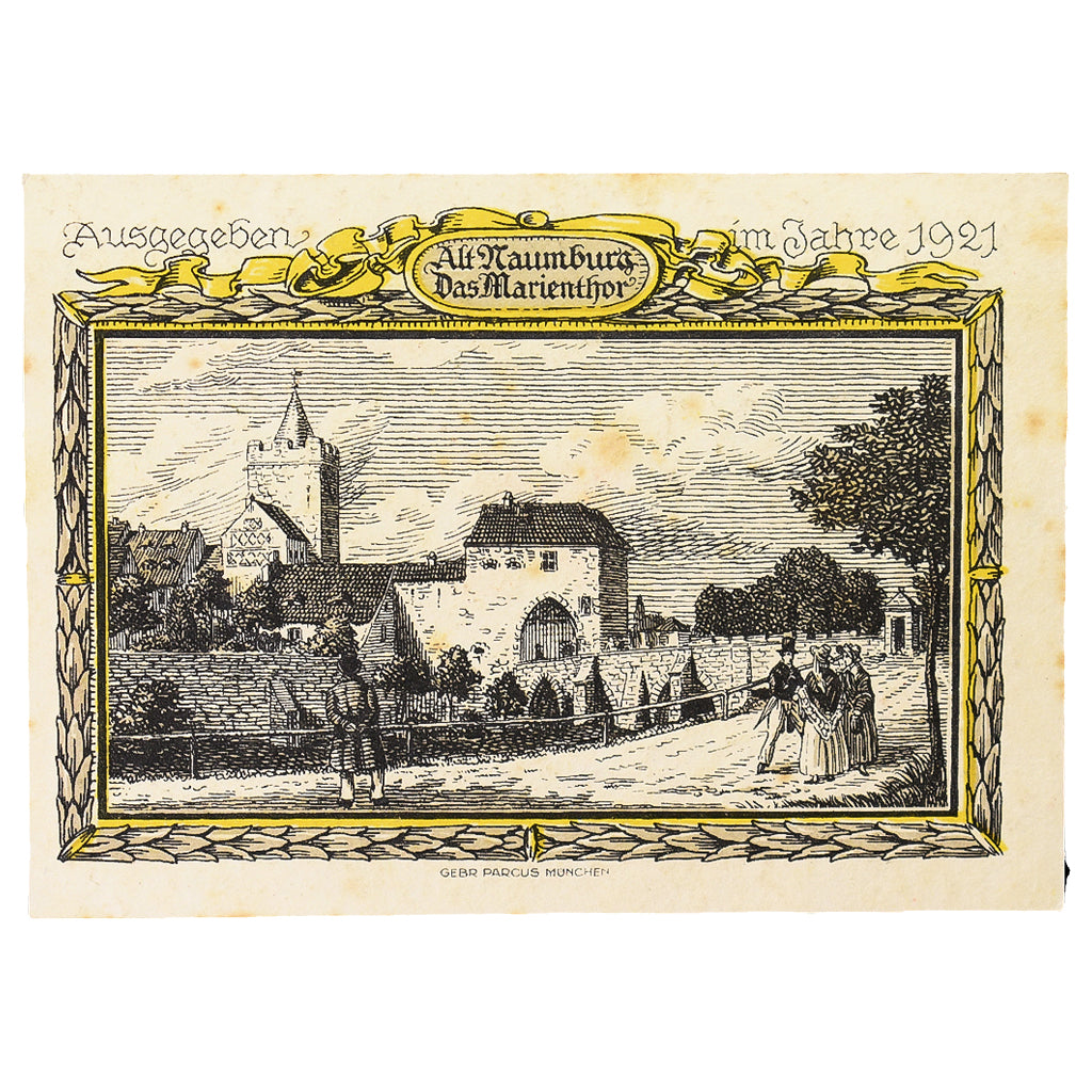 Banknote, Germany, Naumburg a.S. Stadt, 75 Pfennig, village, 1921, UNC(65-70)