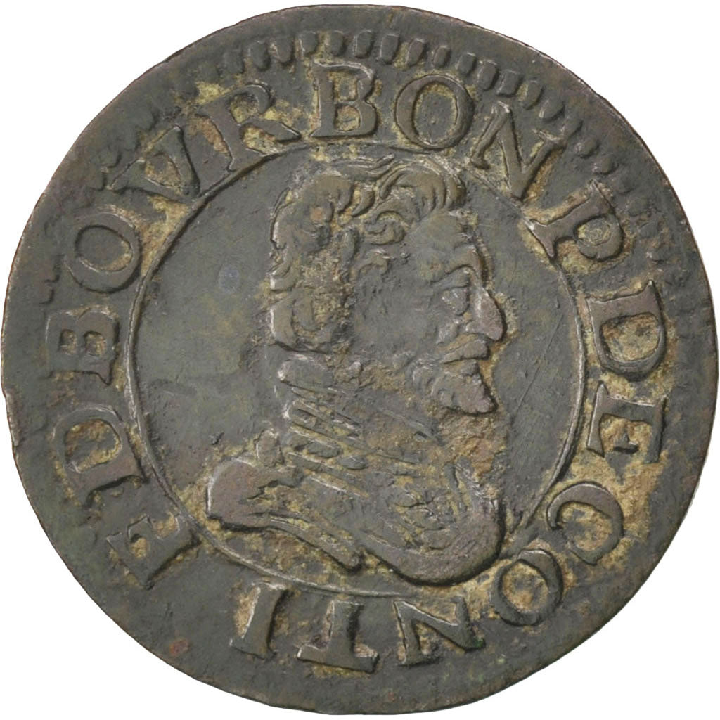 STATI FRANCESI, CHÂTEAU-REGNAULT, 2 Deniers, Tournois, Rame, BB, CGKL:674