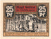 Nota, Alemanha, Sulza Bad Stadt, 25 Pfennig, personnage, 1921, 1922-12-31