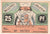 Nota, Alemanha, Neustadt i. Holstein Stadt, 25 Pfennig, Ecusson 1, O.D