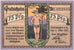 Nota, Alemanha, Nordhausen, 75 Pfennig, forêt 4, 1921, 1921-05-01, UNC(60-62)