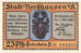 Nota, Alemanha, Nordhausen Stadt, 25 Pfennig, personnage 4, 1921, 1921-05-01