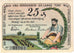 Billet, Allemagne, Nortorf Stadt, 25 Pfennig, Blason, 1920, 1920-05-10, SUP+