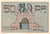 Geldschein, Deutschland, Neustadt Am Rübenberge Kreissparkasse, 50 Pfennig