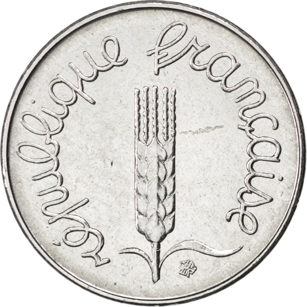 Francia, Centime, Épi, 1983, Acciaio inossidabile, SPL, Gadoury:91, KM:928