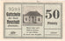 Geldschein, Deutschland, Neustadt Holstein Stadt, 50 Pfennig, maison 1, 1920