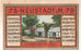 Billete, Alemania, Neustadt Stadt, 75 Pfennig, Maison, 1921, 1921-11-24, EBC+