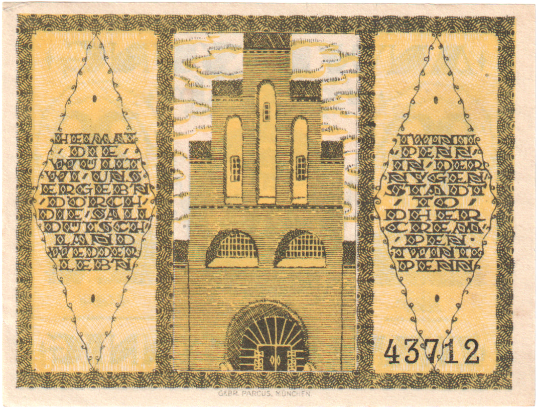 Alemanha, Neustadt Stadt, 20 Pfennig, UNC(60-62)