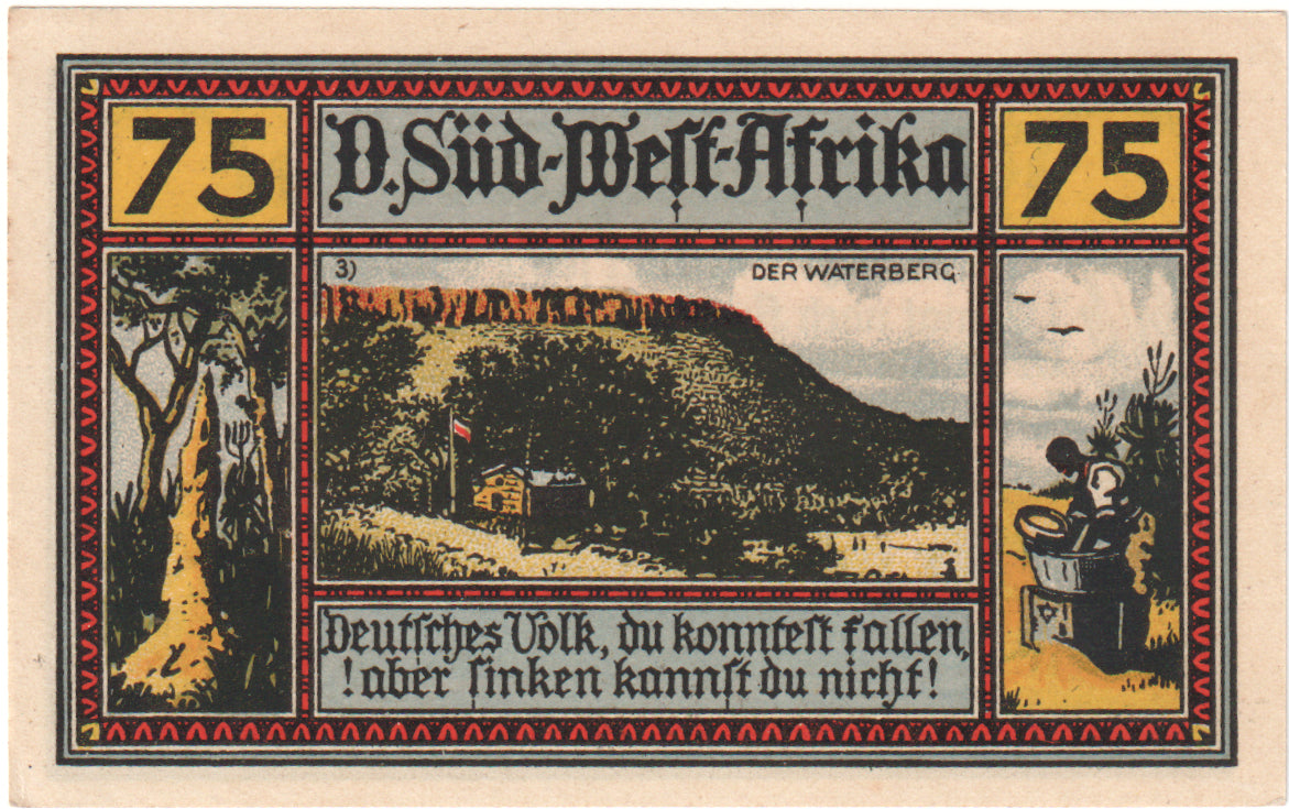 Billete, Alemania, Neustadt Stadt, 75 Pfennig, paysage, 1922, EBC+, Mehl:961.2