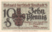 Banconote, Germania, Neustadt Stadt, 10 Pfennig, tour, 1920, 1920-08-01, SPL