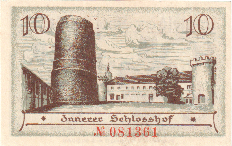 Banconote, Germania, Neustadt Stadt, 10 Pfennig, tour, 1920, 1920-08-01, SPL