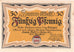 Geldschein, Deutschland, Hamm, 50 Pfennig, Orange Dress, 1921, 1921-10-01, UNZ