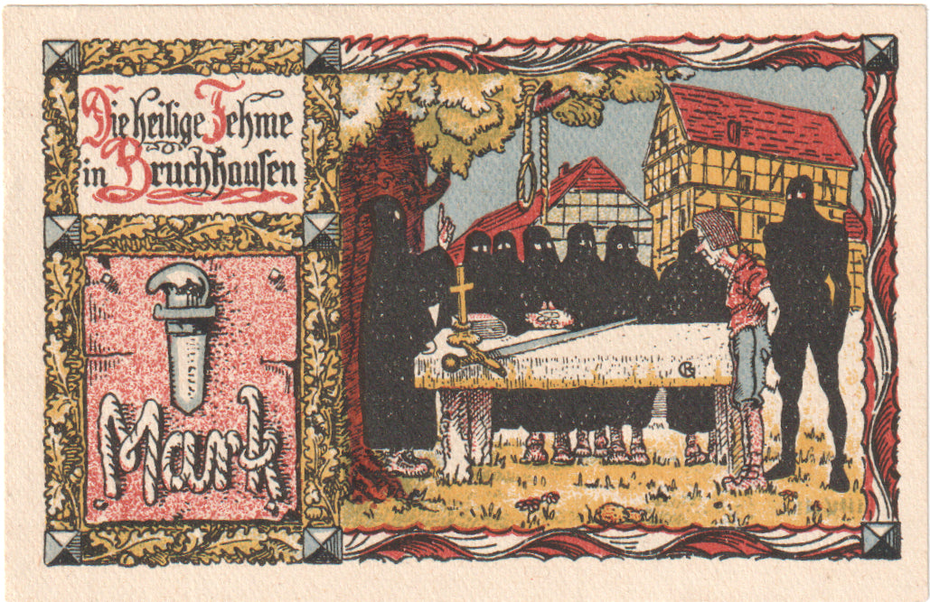 Alemania, bruchhausen, 1 Mark, 1921-05-01, EBC+