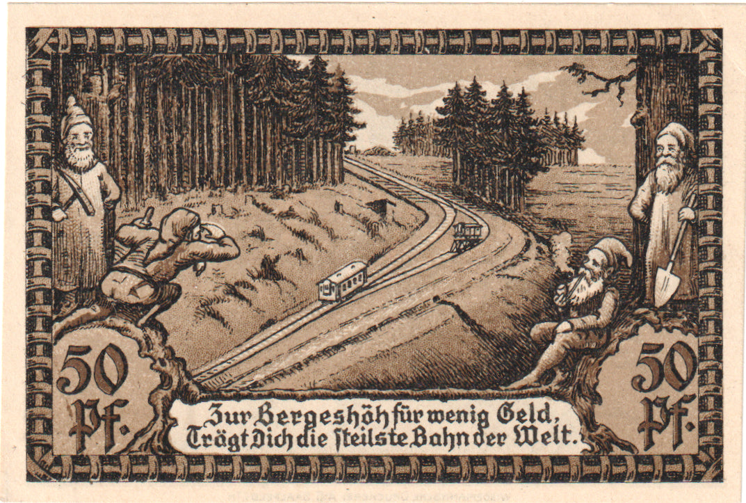 Billete, Alemania, Oberweißbach, Cursdorf Deesbach und Lichtenhain Gemeinden