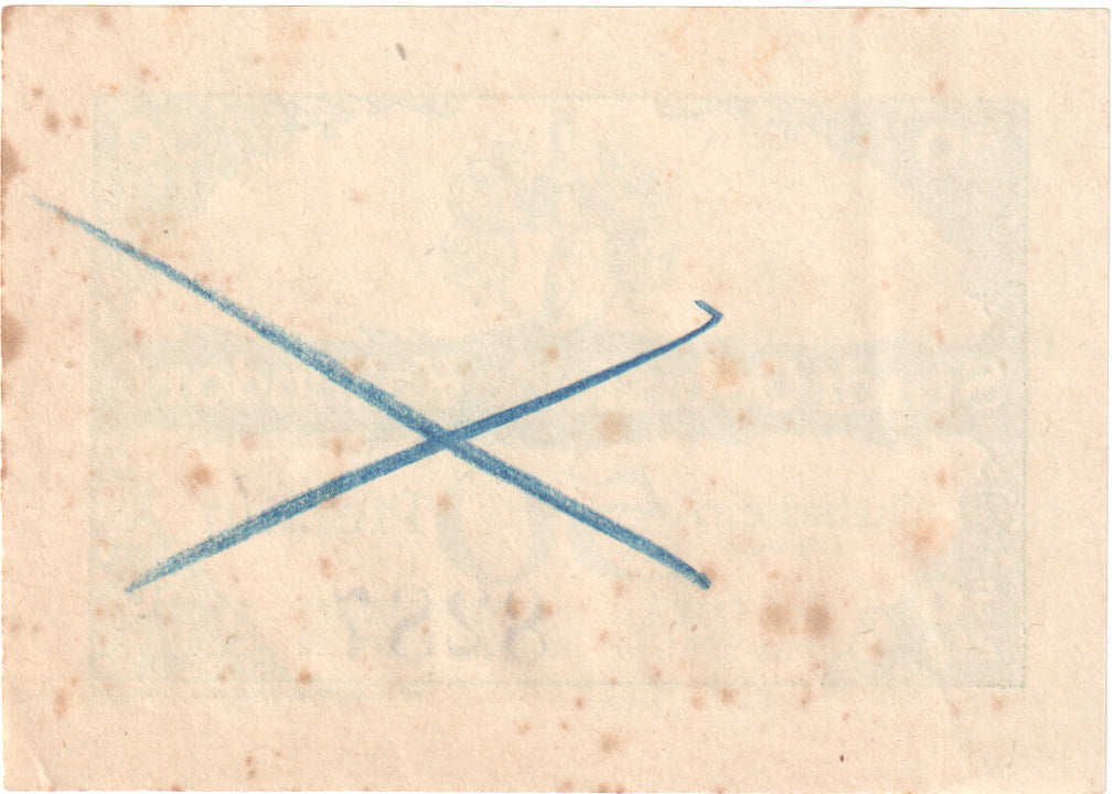 Banknot, Niemcy, Oebisfelde-Kaltendorf Stadt, 50 Pfennig, N.D, undated (1920)