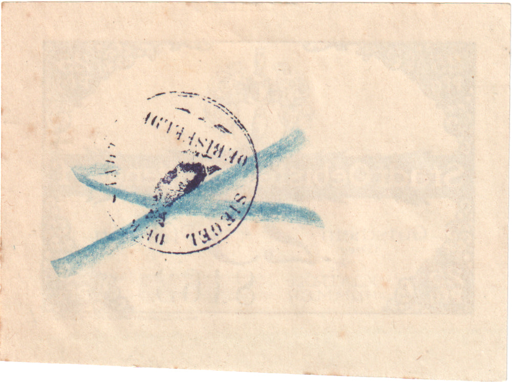 Banconote, Germania, Oebisfelde-Kaltendorf Stadt, 25 Pfennig, N.D, undated