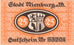 Billete, Alemania, Nienburg, 25 Pfennig, Blason, 1920, EBC+, Mehl:N46.3a