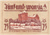 Geldschein, Deutschland, Neidenburg Stadt, 25 Pfennig, Batiment, 1921