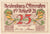 Billete, Alemania, Neidenburg Stadt, 25 Pfennig, Batiment, 1921, 1921-11-01