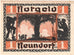 Banconote, Germania, Neundorf, 1 Mark, personnage 1, 1921, 1921-09-01, FDS
