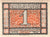 Geldschein, Deutschland, Neundorf, 1 Mark, personnage 1, 1921, 1921-09-01, UNZ