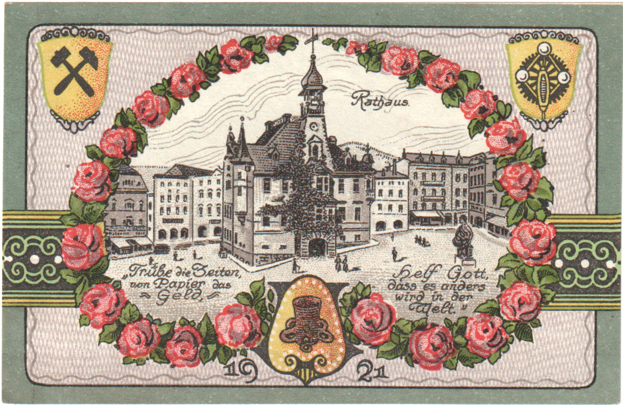 Banknote, Germany, Neurode Stadt, 50 Pfennig, village 1, 1921, UNC(60-62)